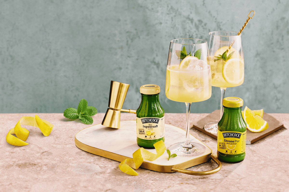 Zitronen-Ingwer-Spritz