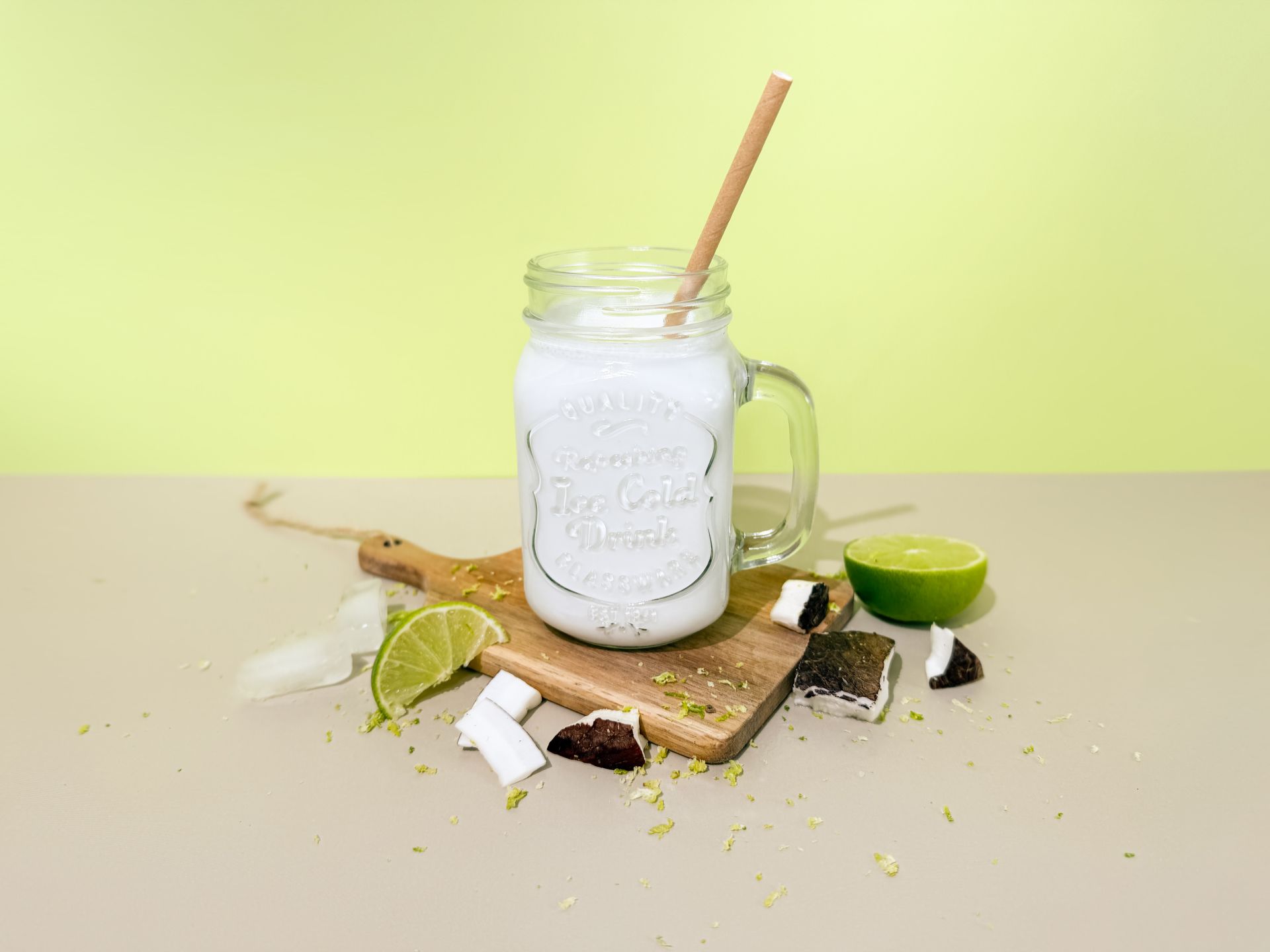 Limetten-Kokos Smoothie