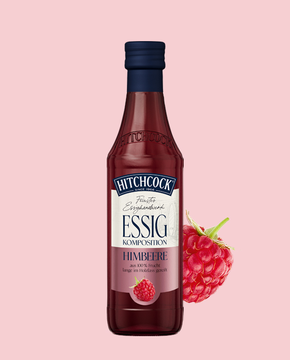 Fruchtessig-Komposition Himbeere